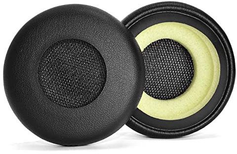 Cuscinetti ricambio, 2Pcs Sostituzione padiglioni auricolari Copertura padiglioni auricolari per Evolve 20 20Se 30 30II 40 65 Coperchio padiglione auricolare con cuscino in schiuma morbida