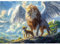 TOSTOG Diamond Painting für Erwachsene Anfänger,5D Diamant Painting Kits Bilder Löwe DIY Full Drill Diamant Malerei Set 30x40cm für Wanddekor