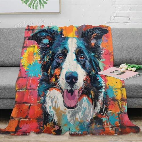 Schäferhund Warm Fuzzy Blanket 3D Print Blanket Cashmere Throw Blanket Flannel Blanket for Bed Sofa Chair and Couch Gifts Für Kinder Teenager Erwachse 70x80inch(180x200cm)