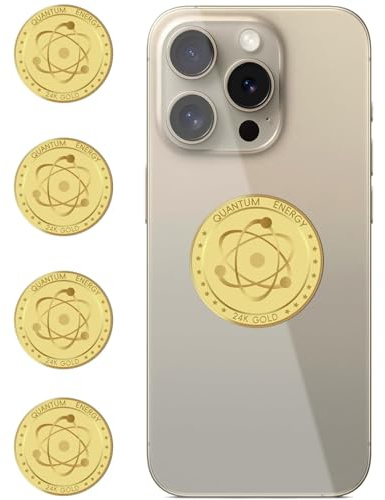BNREOZA 4 Stück Earth Round Radiation Protection Mobile Phone Sticker,Magnetic Field Protection Shielding Radiation,Magnetic Field Blocking Sticker für Handys,Computer und alle elektronischen Geräte