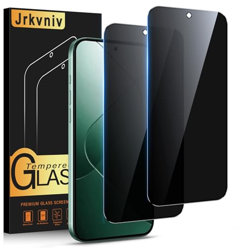 Jrkvniv Protector Pantalla de Privacidad para Xiaomi 14 5G Cristal Templado Antiespia Protectora Vidrio Película Dureza 9H Antiarañazos Sin Burbujas Privacy Screen Protection,2 Piezas