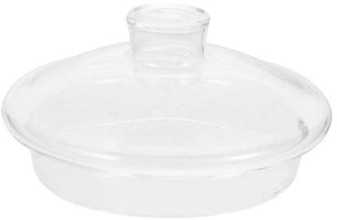 Baluue Glasdeckel Für Teekanne Durchsichtiger Ersatzdeckel Für Teekessel Und Teetassen Zubehör Für Glasteekanne Zum Abdecken Gegen Auslaufen Für Haushalt Camping Und Partys 1 Stück