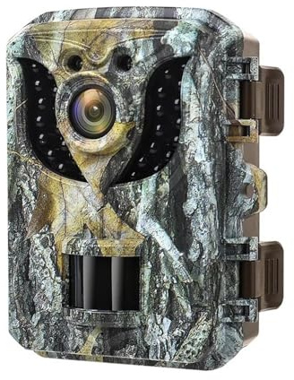 QAXRZCUCD Mini HD 16MP 1080P Jagd Trail Kamera Infrarot Nachtsicht wasserdichte Bewegung Aktiviert Foto Tier Beobachtung Gestochen Scharfe Bilder Und Videos