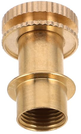 HONMEET Flame Gas Stove Replacement - Solid Copper Gas Cooker Nozzle Core Spare Part - High Flame Burner Insert Disperser Accessories Cap 1.4x1x0.5 Inch