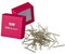 HAARallerliebst 50 Mini Haarnadeln - 3,4 cm klein Bobby Pins - beige für blonde Haare – Haarklemmen Damen & Hair Pins in pinker Box - Perfekte Haarnadel für Styling & Halt