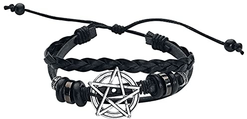 ECHT etNox Pentagramm Lederarmband