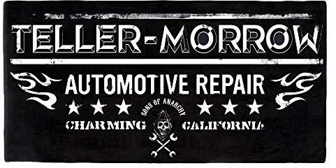 Digital Pharaoh Teller Morrow Badetuch Redwood Original Jax Teller - Mehrfarbig, 140cm x 70cm