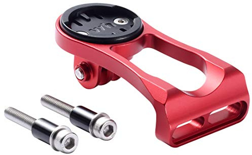 Dymoece Out Front Combo Extended Mount for Wahoo Elemnt, Elemnt Bolt, Mini, GoPro Interface Sports Action Camera and Bike Lights (Red)
