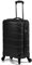 SULEMA Kabinengepäck 55x40x20 Maximale Größe Ryanair/Lufthansa Flugzeug | Kleinkoffer/Reisekoffer ABS-Trolley Leichtes Handgepäck mit 4 Lenkradhülsen (grau) | Robuste Handgepäck (Schwarz)