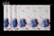 Polontex Voile-Vorhang Frozen II, 75 x 150 cm, Klassisch, Eiszapfen, Blau, Weiß, Badezimmer