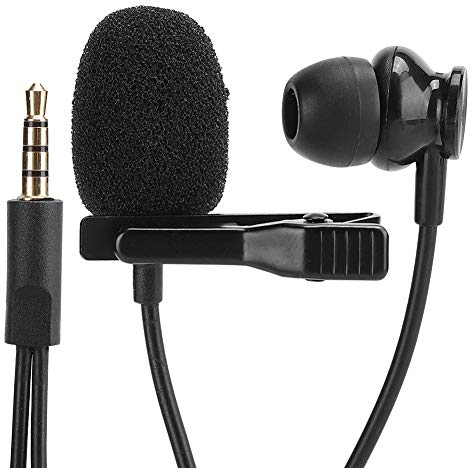 Estink -Tie-Clip-Mikrofon, Pocket Phone Recording Karaoke-Handy Kleines Mikrofon, Rauschunterdrückung, Geeignet für Konferenzreden, Videosprachen, Hosting-Interviews