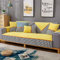 sofaläufer Sofaschoner couchbezug Decke Sofa,L-förmiger Stoff Schnittsofaschild,Ecksofabezüge für Ledercouch,hocheffiziente rutschfeste Sofasitzbezüge-Gelb_110 * 110 cm