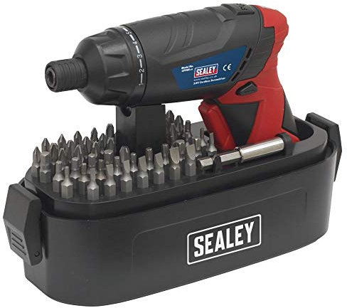 Sealey Cordless Screwdriver Set 53pc 3.6V Lithium-ion