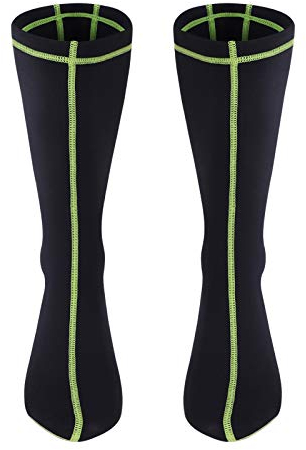 RUIXIA Tauchsocken Lange Neoprenanzug Socke für Tauchen, Schnorcheln und Wassersport Schwimmen, Surfen, Segeln, Kajakfahren, Anti-Rutsch Flossen Socken Thermosocken für Herren und Damen