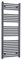Companyblue 500mm Wide ANTHRACITE Sand Grey Heated Towel Rail Radiator Flat Ladder for Stylish Bathroom (1400mm)