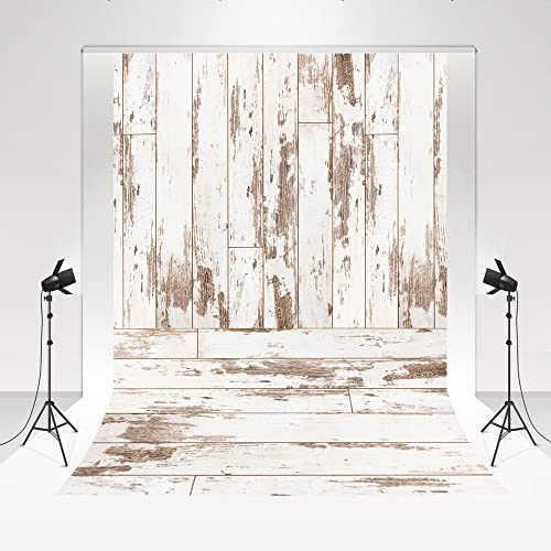 Kate Studio Fotohintergrund Retro Holz 1,5x2,2m/5x7ft Neugeborenes Baby Portrait Fotostudio Gesprenkelte Holz Fotografie Requisiten