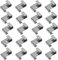 HONGCI Lot de 50 clips en Z pour vitres de serre, clips en acier inoxydable pour serre, clips de fixation pour vitres de serre, clips de fixation pour verre de serre
