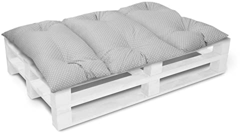 Amilian Palettenkissen 120 x 80 Sitzauflage Sitzkissen für Europaletten Palettensofa Palettenmöbel Balkon Kleine Couch Outdoor Sessel oder kleines Sofa für Jugendzimmer