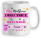 mug tasse cadeau directrice, enseignant, personnalisée prénom 2 faces, meilleure directrice du monde