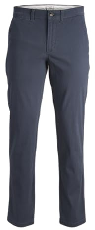 JACK & JONES Jungen Jpstmarco Jjdave Akm Noos Jnr Chino-Hose, Blau, 140 EU