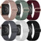 Charlam 6 pack Elastisch Loop Armband Kompatibel mit Apple Watch Armband 45mm 44mm 46mm 42mm 49mm für Damen Herren, Verstellbares Stoff Sport Nylon Ersatz Band für iWatch SE Series 10 9 8 7 6 5 4 3