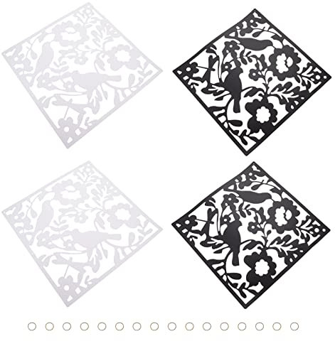 STOBOK 4pezzi Divisori Sospesi Creativi Per Stanze Paraventi Decorativi Per Hotel e Uffici e Versatili e