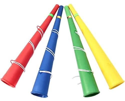 YSAMAX 36 CM Long Vuvuzela Horn, Party Woofer Stadium, Cheering Horn for Soccer, Football, Sports Events Party, Game Horn Loud Sound, Plastic Horn Toy, Pack of 1, (RANDOM COLOURS)