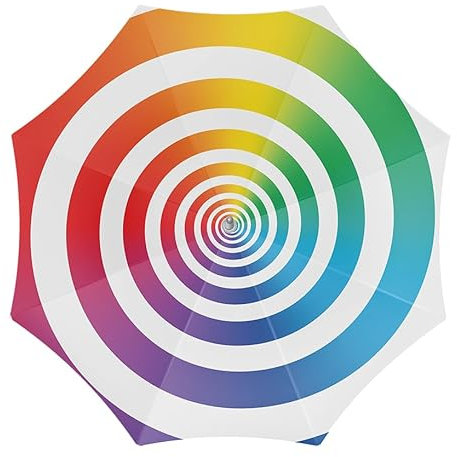 Parasol de plage Spirale 180 cm nylon