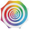 Parasol de plage Spirale 180 cm nylon