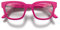 LONDON MOLE Occhiali | Occhiali da lettura Tricky | Occhiali rettangolari | Fantastici lettori | Occhiali da lettura alla moda | Unisex | Cerniere a molla | Rosa | +1.0 Ingrandimento
