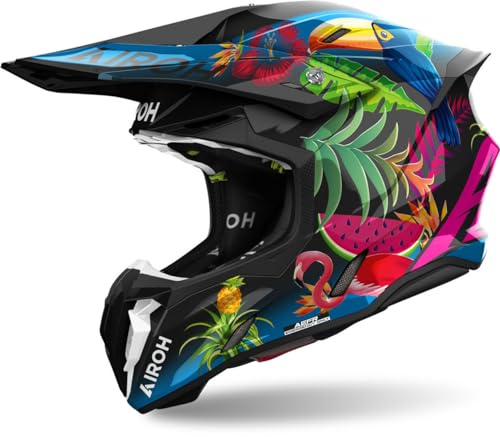 AIROH TWIST 3 AMAZONIA GLOSS XS | Bluetooth