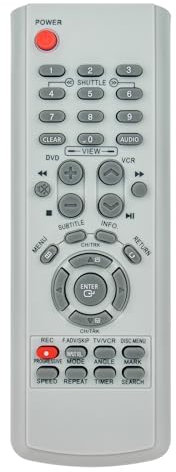 VINABTY Nuovo 00021C Telecomando di ricambio Per SAMSUNG DVD/VCR DVD-V4600 DVD-V4600/XAC DVD-V4600A DVD-V4600A/XAA DVD-V4600C DVD-V4600C/XAA DVD-V5500 DVD-V5500/XAA DVD-V5500/XAC Remote Controller
