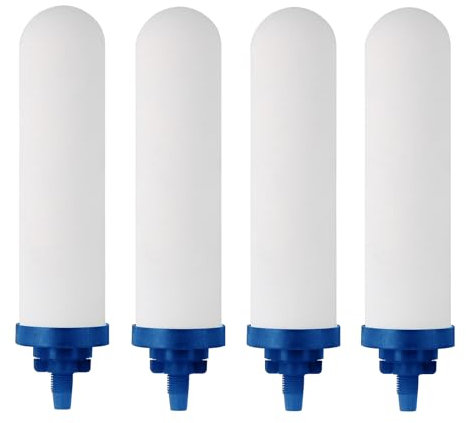 FACHIOO Système de filtre à eau alimenté par gravité, remplacement pour filtres noirs Berkey® BB9®-2, filtres ProOne® G2.0, système de filtre à eau Berkey® Gravity et Waterdrop® King Tank Series (lot