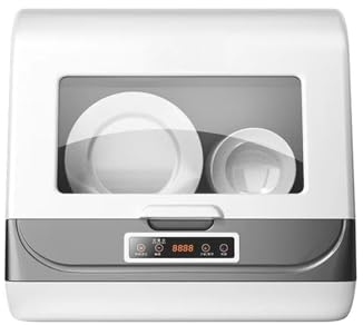 FUHAI-666 Lavastoviglie da Tavolo Lavastoviglie ad ultrasuoni ad Asciugatura Completamente Automatica for Uso Domestico Senza Installazione