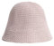 XYIYI Damen Rosa Mesh gewebt Eimer Hut Häkeln Sonne Hut Sommer Strand Fischer Hüte