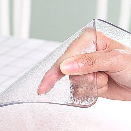 haiyusm Transparent Floor Protection Mat Various Sizes for Parquet, Laminate, Carpet, Tiles & Hard Floors - Desk Chair Various Sizes 2.0mm (100cm×240cm)