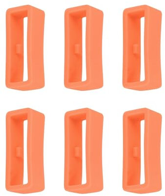 20mm Uhrenarmband Schlaufe Kompatibel mit Withings Steel HR Sport 40mm, 6 Stück Silikon Ersatz Schlaufe Armband Sicherer Silikonring Armbanduhr Schlaufe für Withings Steel HR Sport 40mm