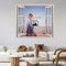 GRAZDesign Wandtattoo Fensterblick Fenster Eigenes Foto Wandsticker Bild Wandaufkleber Wall Sticker Wohnzimmer Schlafzimmer - 80x70cm