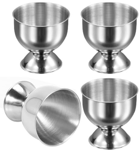 4 Pcs Egg Cups Set, Soft Boiled Egg Holders, Egg Cup Set for Breakfast, Dishwasher Safe, Perfect for Dining, Ceramic Egg Cups