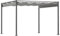 Outsunny 3 x 3(m) Garden Pergola with Retractable Roof and Magnetic Fixture, Outdoor Gazebo Pergola Kit Sun Shade Canopy, UPF30+, Grey