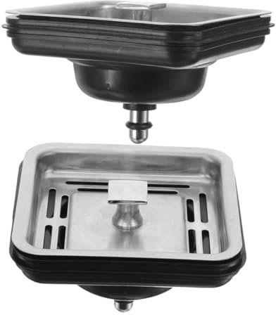 DOITOOL 2piezas Coladors Multifuncionales Para Fregadero De Cocina Filtro De Residuos Hogar Dispensador De Cocina Triturador De Basura Protectores De Fregadero De Orificio De Tapón Colecto