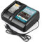 ASUNCELL Chargeur rapide 3,5 A DC18RC compatible avec Makita 14,4V-18V Li-Ion Batterie de rechange BL1815 BL1830 BL1840 BL1850 BL1860 BL1890 BL1415 BL1430 BL1440