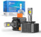 NUROTA D1S HID-Scheinwerferlampen mit StVZO Zulassung, Metallring,Auto Frontscheinwerfer (Silber, D1S)
