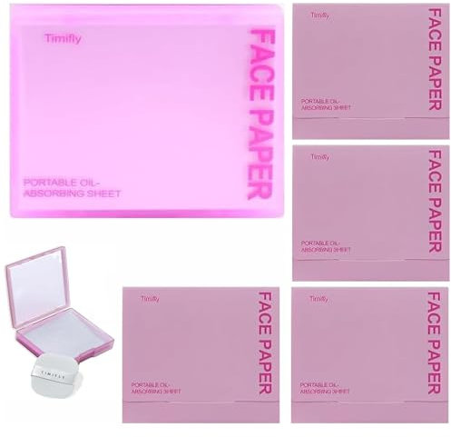 Lot de 500 feuilles de papier de contrôle de l'huile pour le visage, feuilles absorbantes pour le maquillage, les soins de la peau grasse, le quotidien