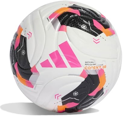 adidas Unisex CONEXT26 MINI Ball, White/Black/Silver met., 1