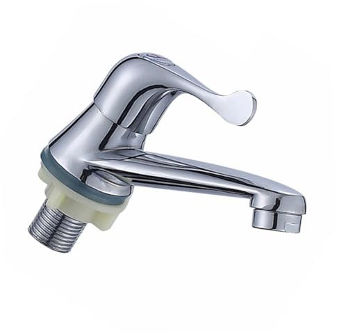 Rubinetto Lavabo Freddo per Bagno Facile Installazione Idrico Design Ergonomico Adatto per Lavandini e Lavatrici