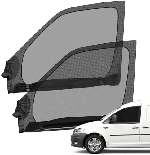 kswiown Insektenschutzgitter Ersatz für VW Caddy 2004-2025 | Magnetisches Insektennetz für Haustür, (Paar) 2 Stück, Zweischichtig Moskitonetze Atmungsaktiv, für Outdoor Camping