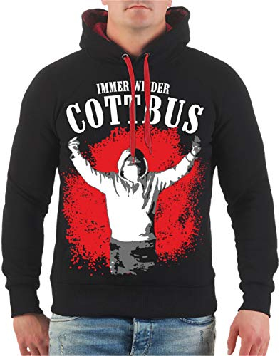 No Fight No Glory Männer und Herren Kapuzenpullover Cottbus Immer Wieder Größe S - 5XL