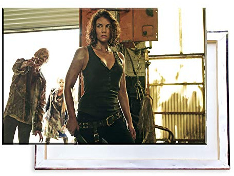 Unified Distribution The Walking Dead - Maggie - Lauren Cohan - 100x70 cm - Bilder & Kunstdrucke fertig auf Leinwand aufgespannt und in erstklassiger Druckqualität