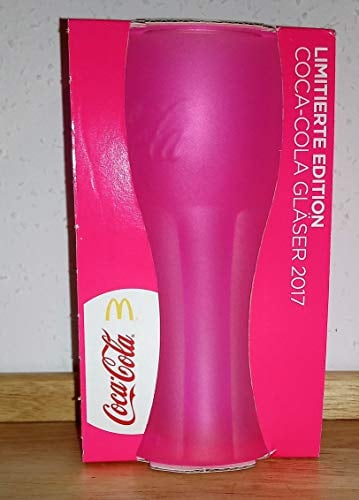 Coca - Cola / Neon-Pink/Glas / 2017 / Limitierte Auflage/Mc Donald's